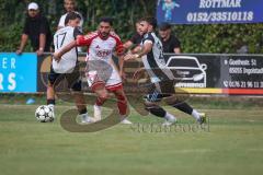 Kreisliga- Saison Saison 2026/27 -  SV Türkisch Ingolstadt - TSV Ober./Unterhaunstadt - Hakan Dürgün weiss Türkisch - Baran Cakir grau Ober./Unterh.stadt  - Foto: Meyer Jürgen