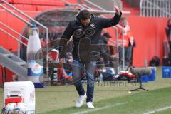 3.Liga - Saison 2022/2023 - FC Ingolstadt 04 -  - FC Freiburg II - Cheftrainer Guerino Capretti  (FCI) - Foto: Meyer Jürgen