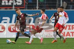 2.BL; SSV Jahn Regensburg - FC Ingolstadt 04; Christian Gebauer (22, FCI) Charalambos Makridis (26 Jahn) Leon Guwara (20 Jahn)