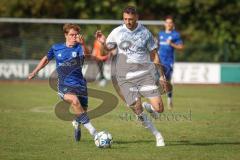 A-Klasse -  Saison 2026/27 - DJK Ingolstadt - TSV Mailing/Feldkirchen - Julian Zajaczkowski blau DJK Ingolstadt - Andreas Tebbe weiss Mailing/Feldkirchen - Foto: Meyer Jürgen