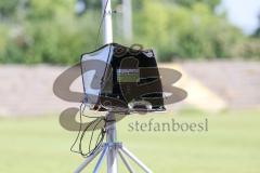 A - Junioren Bundesliga -  Saison 2023/2024 - FC Ingolstadt 04 - FSV Mainz 05 - Laptop - Spielanalyse - Video - Kamera - Spielverlauf - Foto: Meyer Jürgen