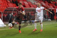 3. Liga - FC Ingolstadt 04 - Türkgücü München - Stefan Kutschke (30, FCI) Sararer Sercan (10 Türkgücü)