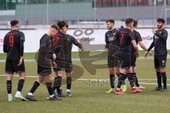 Bayernliga Süd - Saison 2021/2022 - FC Ingolstadt 04 II -  SpVgg Unterhaching - Der 1:0 Führungstreffer durch Arian Llugiqi #9 FCI  - jubel - Foto: Meyer Jürgen