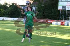 Totopokal- Saison 2023/2024 - SV Manching  - VFB Eichstätt - Selim Akdeniz (Nr.14 - SV Manching) - Herger Elias grau Eichstätt - Foto: Meyer Jürgen