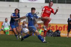 2. Fußball-Liga - Frauen - Saison 2022/2023 - FC Ingolstadt 04 - SC Sand - Haim Vanessa (Nr.13 - FC Ingolstadt 04 ) - Perl Shai blau SC Sand - Wallaschewski Fabienne blau #2 SC Sand - Foto: Meyer Jürgen