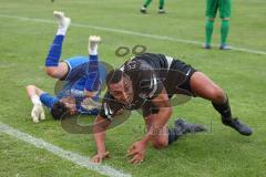 Kreisliga - FC Fatih Ingolstadt - FC Gerolfing - Der 2:2 Ausgleichstreffer durch David Meier schwarz #14 Fatih Ing - Marco Ernhofer Torwart Gerolfing - jubel - Foto: Jürgen Meyer