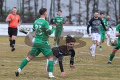 Bezirksliga - Saison 2024/25 - FC Gerolfing - FC Fatih Ingolstadt - Flaur Bashota (Nr.23 - FC Gerolfing) - Umut Yürükal (Nr.7 - FC Fatih) - Foto: Meyer Jürgen