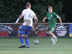 Landesliga - Saison 2026/27 - SV Manching - SC Olching - Sebastian  Graßl (Nr.10 - SV Manching) - Hofmann Florian weiss Olching - Foto: Meyer Jürgen