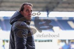 3. Liga; MSV Duisburg - FC Ingolstadt 04; vor dem Spiel Cheftrainer Rüdiger Rehm (FCI)