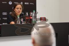 3. Liga - Saison 2024/25 - Pressekonferenz - FC Ingolstadt 04 -  - Cheftrainerin Sabrina Wittmann (FCI) - XXXXX - Foto: Meyer Jürgen