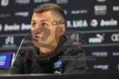 3. Liga; FC Ingolstadt 04 - MSV Duisburg; Pressekonferenz Interview Cheftrainer Michael Köllner (FCI)