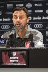3. Liga; FC Ingolstadt 04 - Hallescher FC; Pressekonferenz Cheftrainer Sreto Ristic (Halle)