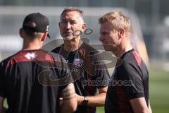 3. Liga - Saison 2026/27 - 1. Trainingseinheit mit Achim Beierlorzer - Cheftrainer Achim Beierlorzer (FCI) - Co-Trainer Markus Feldhoff (FCI) - Foto: Meyer Jürgen