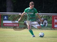 Freundschaftsspiel - FC Gerolfing - VFR Neuburg - Valentin Sutner (Nr.6 - FC Gerolfing) - XXXXX - Foto: Meyer Jürgen