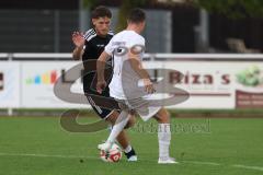 Kreisklasse - Saison 2024/25- TSV Gaimersheim II - Türkisch SV Ingolstadt-  - Enis Kuqanaj schwarz Türk SV - Manuel Bittlmayer weiss Gaimersheim - Foto: Meyer Jürgen
