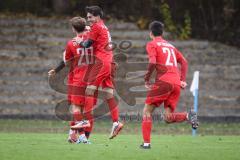 Kreisliga - Saison 2026/27 - SV Zuchering - FC Hitzhofen/Oberzell - Der 1:0 Führungstreffer durch Leander Friedl rot Zuchering - jubel - XXXXX -  Foto: Meyer Jürgen