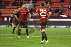 3. Liga; FC Ingolstadt 04 - Hallescher FC; Patrick Schmidt (9, FCI) David Kopacz (29, FCI)