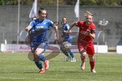 2. Frauen-Bundesliga Süd - Saison 2020/2021 - FC Ingolstadt 04 - SG 1899 Hoffenheim II - Maier Ramona (#18 FCI) - Bohnert Amelie Hoffenheim blau - Foto: Meyer Jürgen