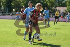 *** 2. Bundesliga Frauen - Saison 2025/26 - FC Ingolstadt 04 Frauen - Victoria Berlin - Leonie Haberäcker (Nr.27 - FC Ingolstadt Frauen I) - Aydin Leyila blau Berlin - Foto: Meyer Jürgen