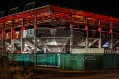 Bayernliga Süd - Saison 2021/2022 - FC Ingolstadt 04 II - VFR Garching - FCI Stadion - Nacht - beleuchtet - ASP - Audisportpark-Foto: Meyer Jürgen