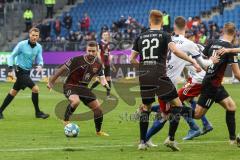 2.BL; Hamburger SV - FC Ingolstadt 04; Marc Stendera (10, FCI) Christian Gebauer (22, FCI) Schonlau Sebastian (4 HSV) Maximilian Beister (11, FCI)