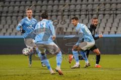 3. Liga - TSV 1860 München - FC Ingolstadt 04 - Fatih Kaya (9, FCI) Belkahia Semi (27, 1860) Erdmann Dennis (13, 1860) Wein Daniel (17, 1860)