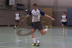 Hallenturnier Ingolstadt Nord - Saison 2024/25 - FC Geisenfeld - TSV Etting - Valentin Dietrich weisss Etting - Foto: Meyer Jürgen