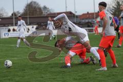 2023_11_12 - Bezirksliga - Saison 2023/24 - TSV Gaimersheim - SK Srbija München - Nicolae Nechita (Nr.19 - Gaimersheim) - Goran Mrdan #20 München - Foto: Meyer Jürgen