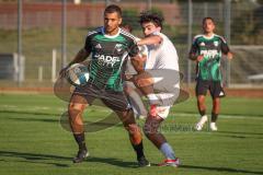 Bezirksliga - Saison 2026/27- TSV Gaimersheim - FC Gerolfing - Nicolae Nechita (Nr.10 - TSV Gaimersheim) - Giulio Conti (Nr.5 - FC Gerolfing) - Foto: Meyer Jürgen