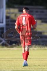 Bayernliga Nord - Saison 2023/2024 - FC Ingolstadt 04 - SSV Jahn Regensburg - Arian Llugiqi rot FCI - Trifft zum 1:0 Führungstreffer - jubel - Foto: Meyer Jürgen