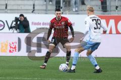 3. Liga; FC Ingolstadt 04 - TSV 1860 München; Felix Keidel (43, FCI) Morgalla Leandro (39 TSV)