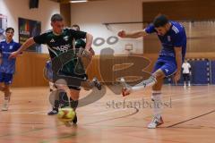 Hallenturnier Gaimersheim - Saison 2025/26 - TSV Gaimersheim - DJK Ingolstadt - Quendrin Hoti schwarz Gaimersheim  - Ivo Karlovic blau DJK - Foto: Meyer Jürgen