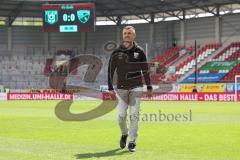 3.Liga - Saison 2022/2023 - Hallersche FC - FC Ingolstadt 04 -  Cheftrainer Michael Köllner (FCI) - - Foto: Meyer Jürgen