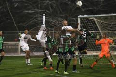 3. Liga; Testspiel, FC Ingolstadt 04 - SpVgg Greuther Fürth; Ecke Eckball, Nico Antonitsch (5, FCI) Moussa Doumbouya (27, FCI) David Udogu (47, FCI) Dickson Abiama  (11 Fürth) Haddadi, Oussama (5 Fürth) Leon Schaffran (25 Fürth)