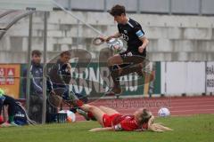 2. Fußball-Liga - Frauen - Saison 2022/2023 - FC Ingolstadt 04 - FFC Turbine Potsdam II - Anna Petz (Nr.16 - FCI Frauen) - Woelki Amelie rot #7 Potsdam - Foto: Meyer Jürgen