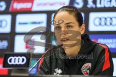 3. Liga; FC Ingolstadt 04 - TSV 1860 München; Pressekonferenz Interview Cheftrainerin Sabrina Wittmann (FCI)