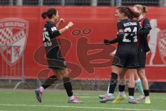 2. Bundesliga Frauen - Saison 2025/26 - FC Ingolstadt 04 Frauen - SG Andernach - Der 2:1 Führungstreffer durch Stefanie Reischmann (Nr.24 - FC Ingolstadt Frauen I) - jubel - Foto: Meyer Jürgen