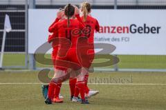 2. Frauen-Bundesliga - Testspiel - Saison 2021/2022 - FC Ingolstadt 04 - SV 67 Weinberg - Der 2:0 Führungstreffer durch Reischmann Stefanie (#21 FCI) - Vidovic Paula (#4 FCI) -  - jubel - Foto: Meyer Jürgen