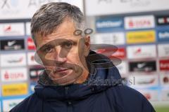 2.BL; Hansa Rostock - FC Ingolstadt 04; Spiel ist aus 1:1 Unentschieden Remis, Interview, Cheftrainer Jens Härtel (HR)