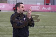 Bayernliga Süd - Saison 2022/2023 - FC Ingolstadt 04 - SV Kirchanschöring - Cheftrainer Alexander  Käs (FCI II) - Foto: Meyer Jürgen