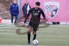 Bayernliga Süd - Saison 2021/2022 - FC Ingolstadt 04 II -  SpVgg Unterhaching - Ishak Karaogul #15 FCI - Foto: Meyer Jürgen