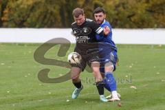 Bezirksliga - Saison 2025/26 - TSV Ober./Unterhaunstadt -  TSV Gaimersheim - Quendrim Hoti (Nr.4 - TSV Gaimersheim) - Baran Cakir blau Ober/Unterh.stadt - Foto: Meyer Jürgen