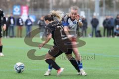 2. Bundesliga Frauen - Saison 2023/24 - FC Ingolstadt 04 Frauen - HSV Fr.1 - Reininger Pija (Nr.21 - FCI) - Buechele Mia weiss HSV - Foto: Meyer Jürgen