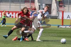 3. Liga; FC Ingolstadt 04 - SV Elversberg; Tim Civeja (8, FCI) Woltemade Nick (27 SVE)