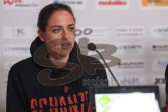 3. Liga; SC Verl - FC Ingolstadt 04; Interview Pressekonferenz Cheftrainerin Sabrina Wittmann (FCI)  Sieg 1:4