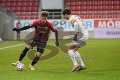 3. Liga - FC Ingolstadt 04 - Hallescher FC - Hawkins Jaren (20 FCI) Landgraf Niklas (31 Halle)
