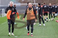 3. Liga; FC Ingolstadt 04 - Trainingsauftakt im Audi Sportpark, Trainingsgelände; Benjamin Kanuric (8, FCI) und Max Dittgen (10, FCI)