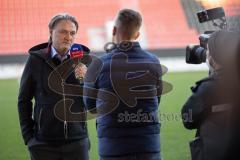 2.BL; FC Ingolstadt 04 - Dietmar Beiersdorfer, neuer Geschäftsführers Sport und Kommunikation, Pressekonferenz, Geschäftsführers Dietmar Beiersdorfer (FCI Sport Kommunikation) im Interview mit Sky