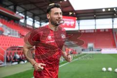 3. Liga; FC Ingolstadt 04 - Erzgebirge Aue; vor dem Spiel Lukas Fröde (34, FCI)