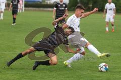 Bezirksliga - Saison 2025/26- TSV Gaimersheim - TSV Rohrbach - Thomas Prawda schwarz Rohrbach - Nico von Swiontek Brzezinski (Nr.17 - TSV Gaimersheim) - Foto: Meyer Jürgen